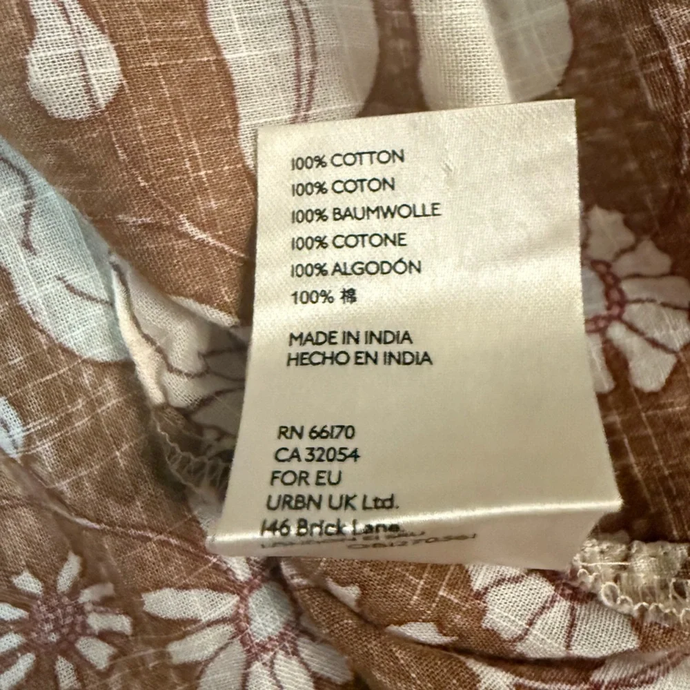 Free People Miss Daisy Printed Top in Vintage Combo Size XS